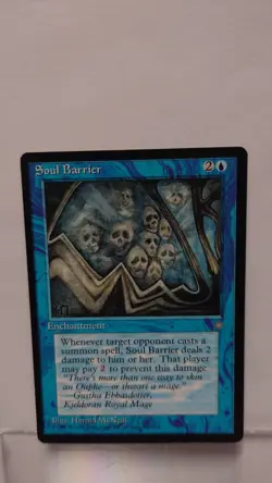 Magic the Gathering: Soul Barrier - 1995 Ice Age Edition - Lightly Played - Image 1