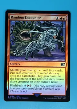 Mtg Final Fantasy #150 Random Encounter Foil - Image 1