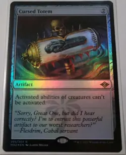 Mtg - Cursed Totem *Foil* - Image 1
