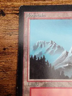 MTG Beta Mountain ⭐LP+ Version B (2) ⭐10 REAL HQ PICS!⭐ 1993 Basic Land Magic - Image 3