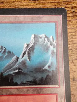 MTG Beta Mountain ⭐LP+ Version B (2) ⭐10 REAL HQ PICS!⭐ 1993 Basic Land Magic - Image 4