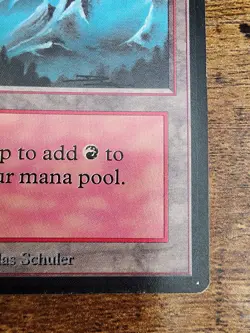MTG Beta Mountain ⭐LP+ Version B (2) ⭐10 REAL HQ PICS!⭐ 1993 Basic Land Magic - Image 5