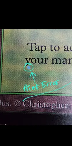 MTG Beta Forest ⭐VLP Version C (Eyes Dark) ⭐10 HQ PICS!⭐ 1993 Basic Land Magic - Image 3