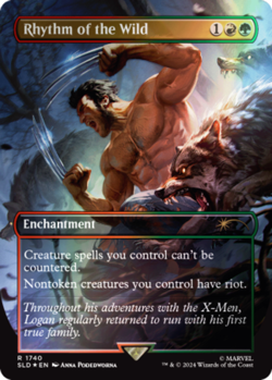 Rhythm of the Wild - Rainbow Foil NM, English MTG Secret Lair Drop Series - Image 1