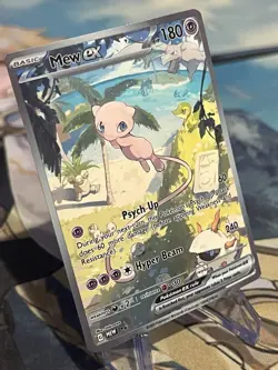 Pokemon Mew ex Anima Doujin ACG DIY Craft Full Art Custom Card Display only - Image 2