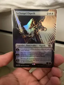 Archangel Elspeth March of the Machine Foil Borderless, Near Mint Condition - Image 1