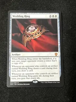 MTG Wedding Ring NM Commander Innistrad Crimson Vow Regular VoC Regular 032 - Image 1