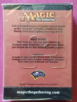 Magic The Gathering SCOURGE MAX ATTAX New Sealed Preconstructed Theme Deck MTG - Image 2