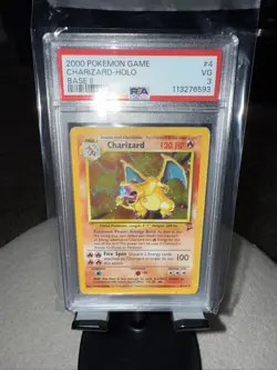 Pokemon TCG Base Set 2 Charizard 4/130 Holo Rare Card 2000 Rare - Image 1