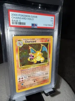Pokemon TCG Base Set 2 Charizard 4/130 Holo Rare Card 2000 Rare - Image 3