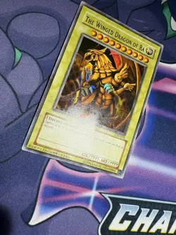 The Winged Dragon of Ra GBI-003 Ultra Rare Egyptian God Card HP - Image 3