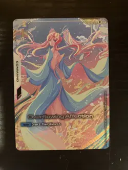 OVERFLOWING AFFECTION GD01-118 U+ GUNDAM TCG CARD GAME ENGLISH - Image 1