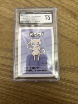 Mew CGC 10 GEM MINT - 2019 Japanese Old Maid Pokemon Card - Rare Collectible - Image 1