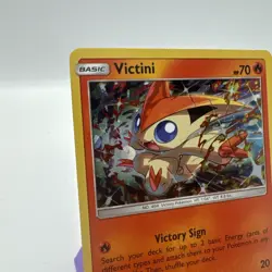 Pokemon Card - Victini SM Black Star Promo SM225 Cosmos Holo - Image 3
