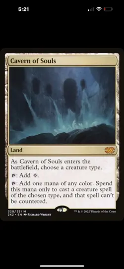 1x MTG 1x Cavern of Souls # 320 Double Masters Modern Magic the Gathering NM x1 - Image 2