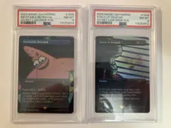 2025 MTG SECRET LAIR X SPONGEBOB - 1935/ #1936 PSA 8 NEAR MINT - Image 1