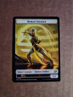 Human Soldier Token #2/Lander #4 Edge of Eternities MTG Combine Ship 1-10 $4.88 - Image 1