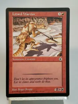 MTG Lizard Warrior Portal Regular Common Magic - Image 1
