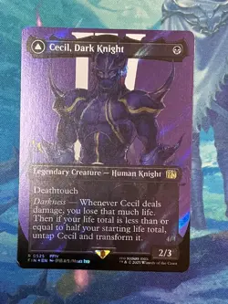 MTG SURGE FOIL CECIL, DARK KNIGHT # 525 NEAR MINT READY TO SHIP - Image 1