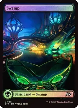 MTG | Swamp (#274) (Full Art) FOIL | (NM) Aetherdrift - Image 1