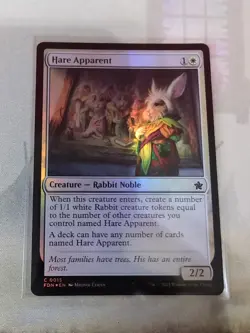MTG - Hare Apparent - Regular Foil - Magic Foundations - Image 2