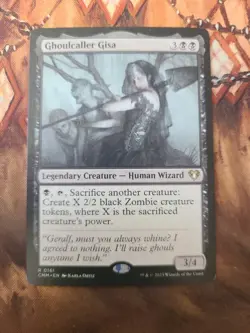 MTG EDH Custom Commander Deck: Ghoulcaller Gisa - Mono Black - Image 1