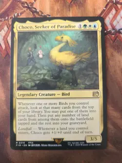 MTG EDH Custom Commander Deck: Choco, Seeker Of Paradise - Bant Birds - Image 1