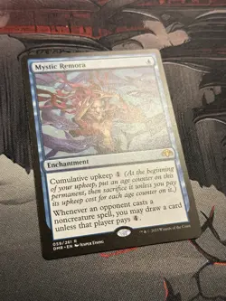 Mystic Remora Regular Border Dominaria Remastered MTG NM 059/261 - Image 3