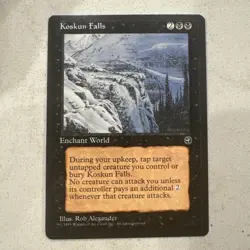 Magic the Gathering MTG Koskun Falls Homelands - Image 1