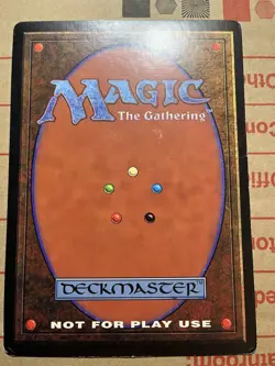 Magic the Gathering MTG Black Lotus Oversized Jumbo 6x9 Promo Card 1996 Scrye - Image 2