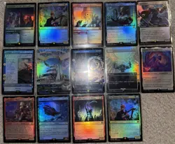 Magic MTG Final Fantasy Lot Of 14 *RARE* FOIL Cards - Image 1