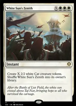 1 x White Sun's Zenith - Starter Commander Decks - NM-Mint - MTG - Image 1