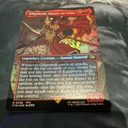 Gilgamesh, Master-at-Arms Borderless Foil MTG Final Fantasy Magic the Gathering - Image 1