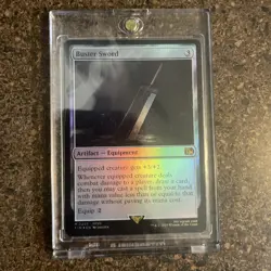 Buster Sword - MYTHIC RARE - MTG - Final Fantasy #255 (NM, FOIL) - Image 1