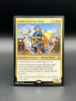 MTG - Admiral Beckett Brass Ixalan Regular Mythic #217/279 : NM - Image 1