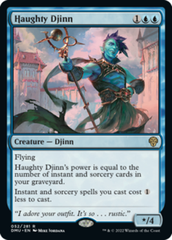1 x Haughty Djinn - Dominaria United - NM-Mint - MTG - Image 1