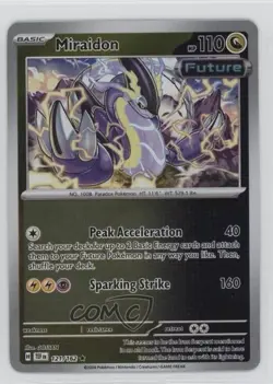 Miraidon Reverse Foil Pokemon SV05: Temporal Forces #121 14dq - Image 1