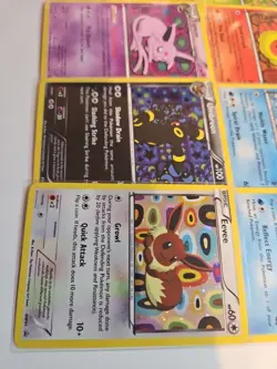 Eeveelution Set Black And White Promo BW87-94 Holo Pokemon Cards - Image 2