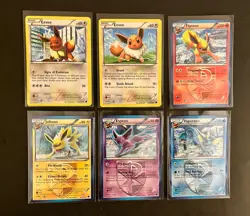 2013 POKEMON 2 EEVEE+GLACEON +FLAREON+JOLTEON+VAPOREON-PLASMA FREEZE NM/M - Image 1
