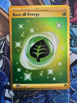 Basic Grass Energy 278/193 Pokemon TCG Paldea Evolved Hyper Rare - Image 1