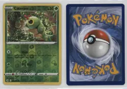 Caterpie Reverse Foil Pokemon Sword & Shield Fusion Strike #001 1ij5 - Image 3