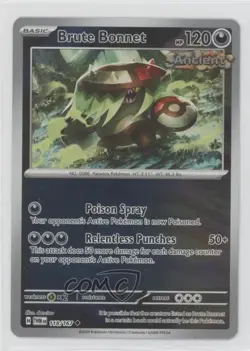 Brute Bonnet Reverse Foil Pokemon SV06: Twilight Masquerade #118 1k74 - Image 1