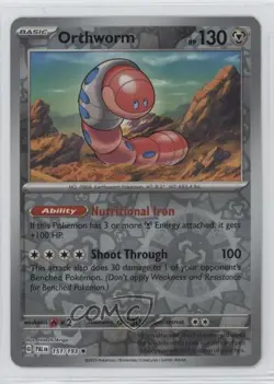 Orthworm Reverse Foil Pokemon SV02: Paldea Evolved #151 18bm - Image 1