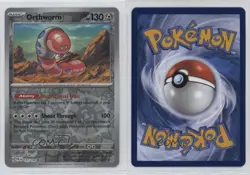 Orthworm Reverse Foil Pokemon SV02: Paldea Evolved #151 18bm - Image 3