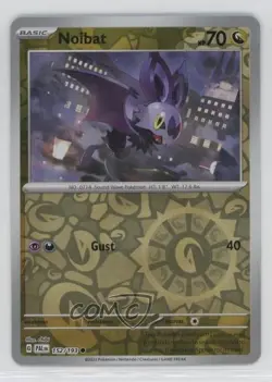 Noibat Reverse Foil Pokemon SV02: Paldea Evolved #152 16hd - Image 1