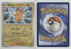 Pawmo Reverse Foil Pokemon SV02: Paldea Evolved #075 wq8 - Image 3