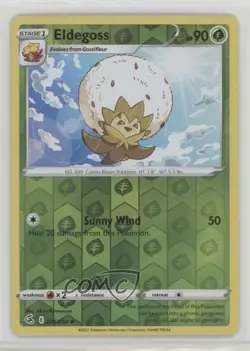 Eldegoss Reverse Foil Pokemon Sword & Shield Fusion Strike #025 15zf - Image 1