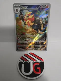 Pokemon Pyroar 200/193 Paldea Evolved Illustration Rare Full Art LP - Image 1