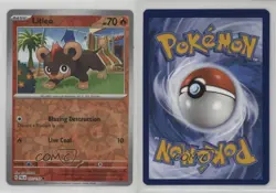 Litleo Reverse Foil Pokemon SV02: Paldea Evolved #031 0p7x - Image 3
