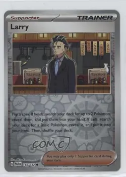 Larry Reverse Foil Pokemon Scarlet & Violet Paradox Rift (PAREN) #165 0i4k - Image 1
